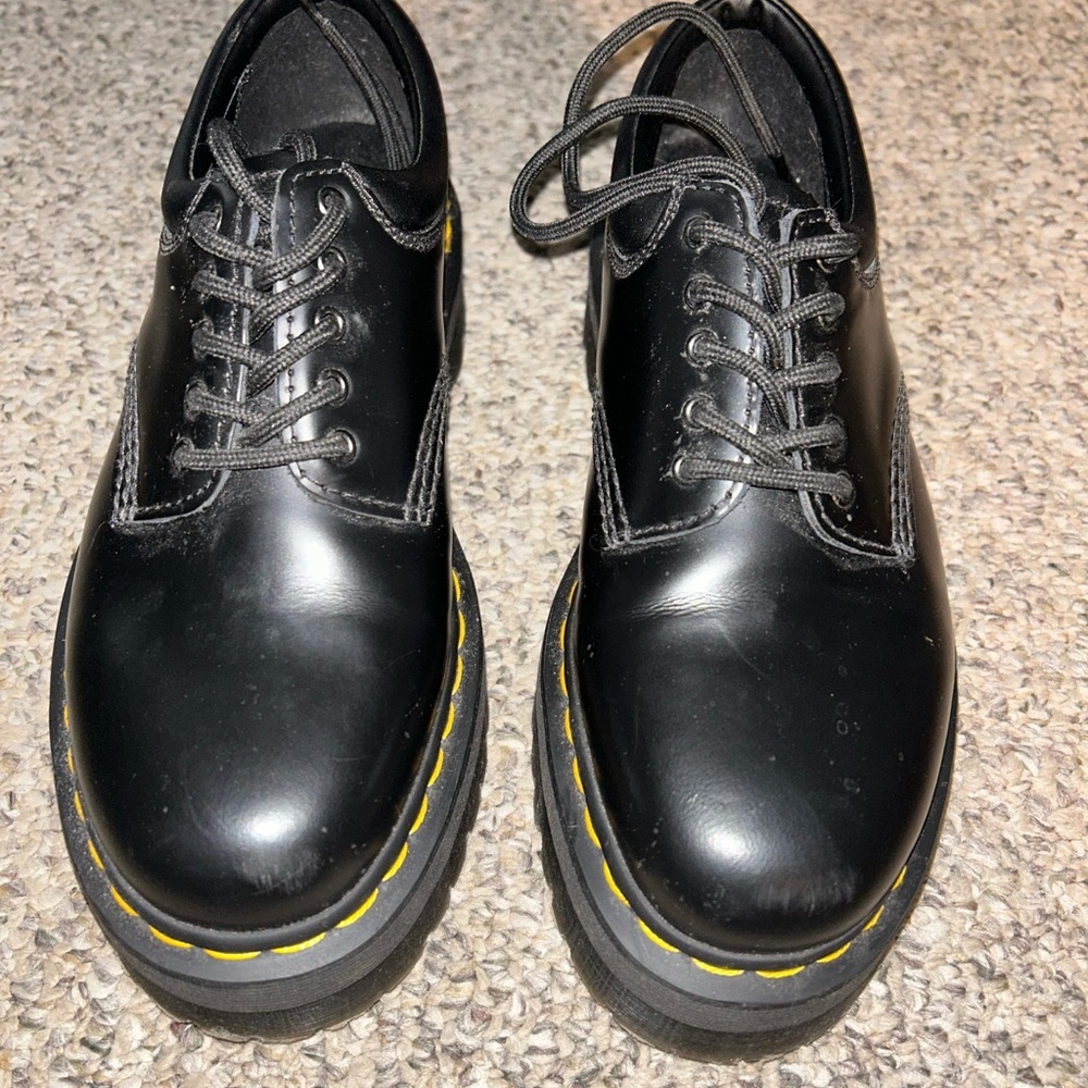 Black Leather Dr Marten’s Women